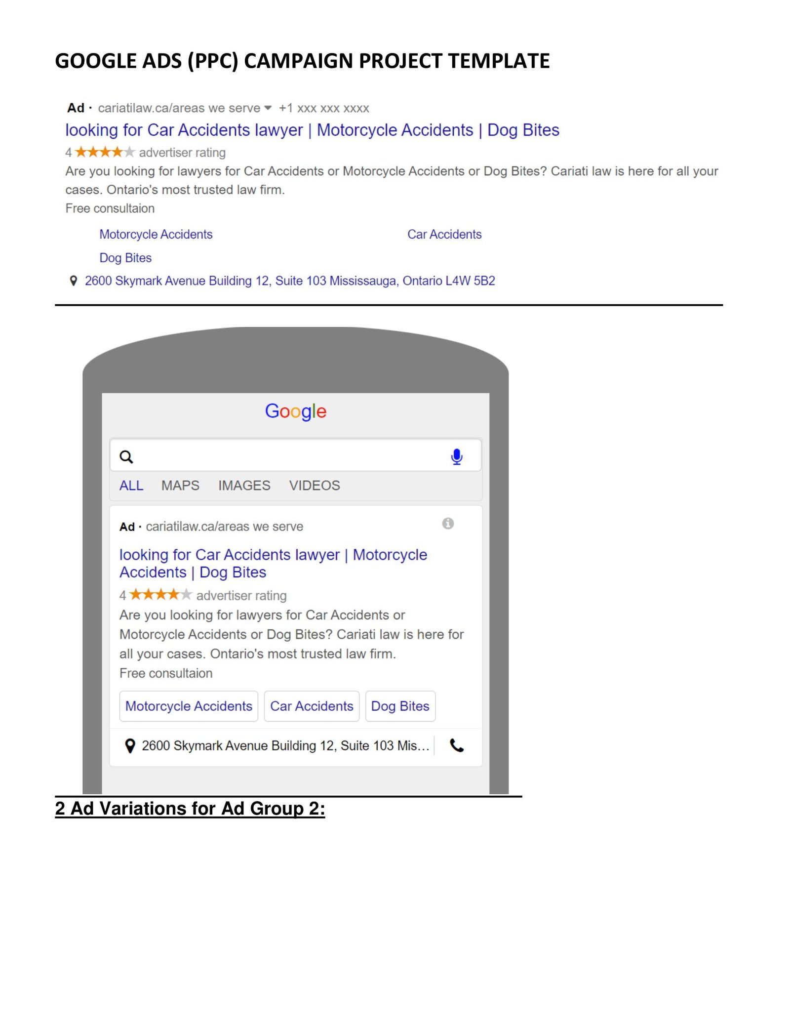 PPC CAMPAIGN PROJECT Template -11