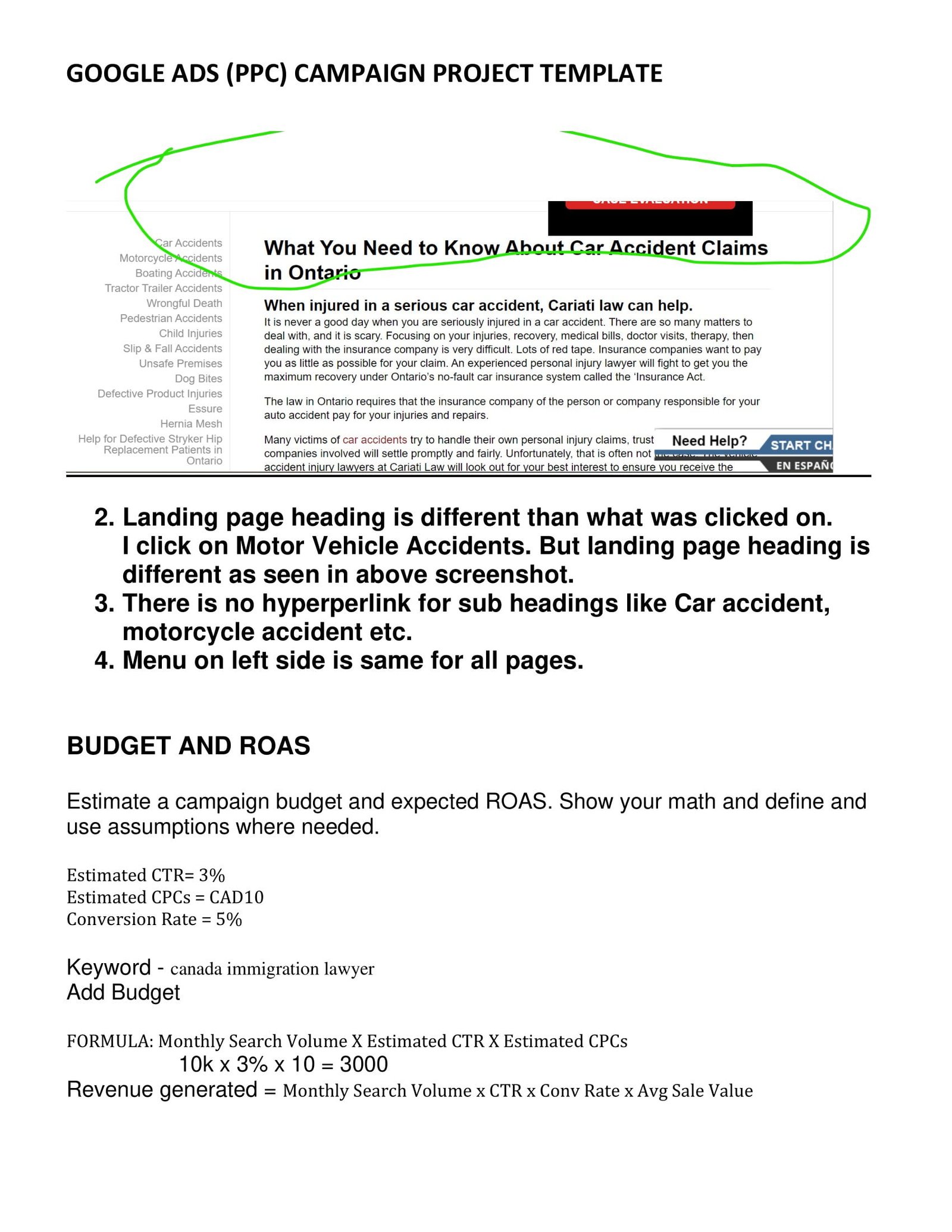 PPC CAMPAIGN PROJECT Template -15