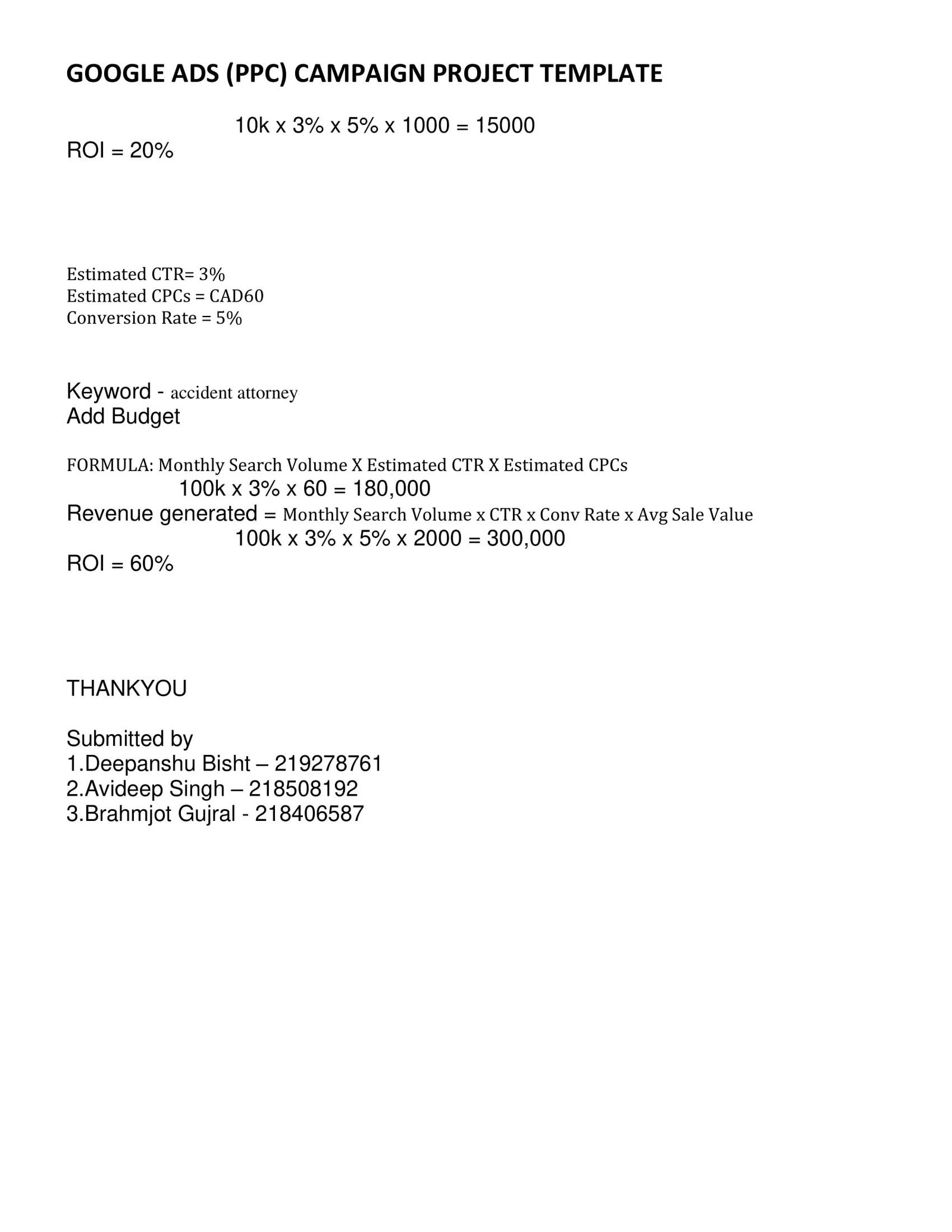 PPC CAMPAIGN PROJECT Template -16